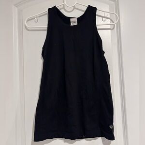 Athleta Girls Black Sleeveless Top